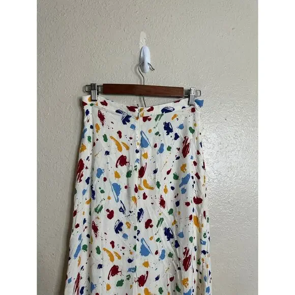 Reformation Bea Midi Skirt in Painted Lady Womans 8 - Picture 5 of 12